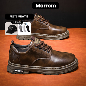 Tênis LondMax Ortopédico - Brindes ( Boné Casual + 3 pares de meia)