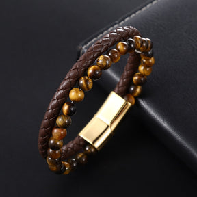 Pulseira Caramelo Olho de Tigre