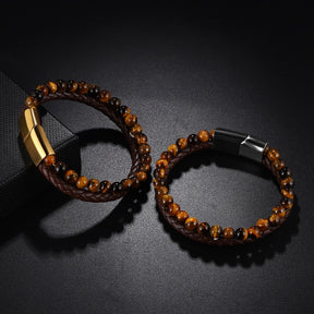 Pulseira Caramelo Olho de Tigre