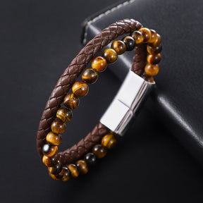 Pulseira Caramelo Olho de Tigre