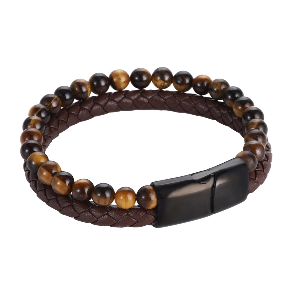 Pulseira Caramelo Olho de Tigre