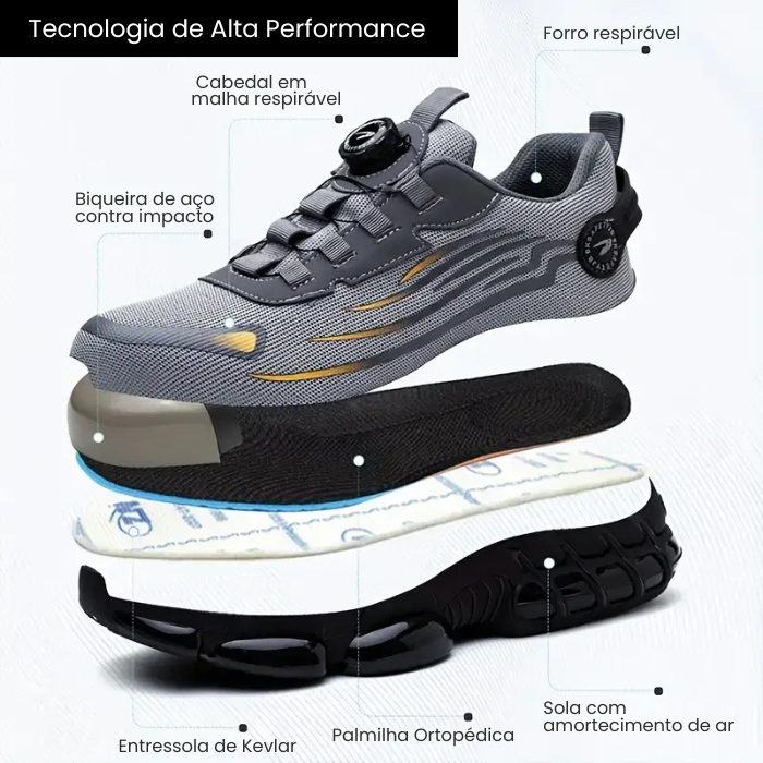 Tênis Indestrutível  Defender Titan™ + Kit 3 Pares de Meia de brinde