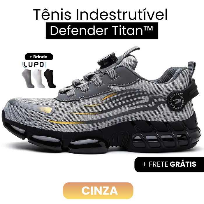 Tênis Indestrutível  Defender Titan™ + Kit 3 Pares de Meia de brinde