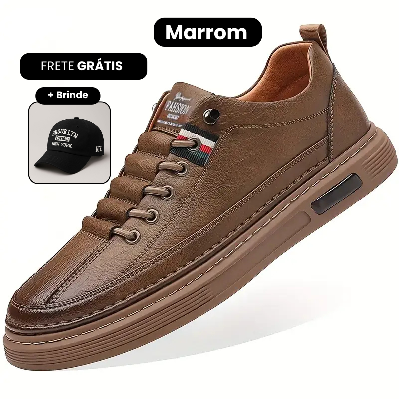Tênis Ortopédico UrbanWalk + Boné Casual de Brinde