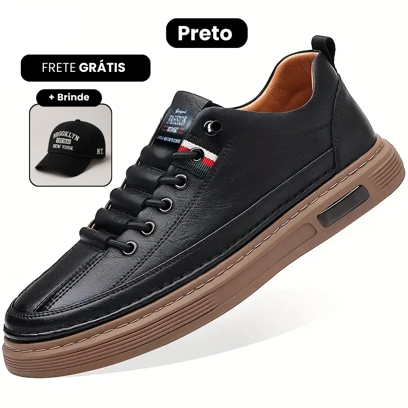 Tênis Ortopédico UrbanWalk + Boné Casual de Brinde
