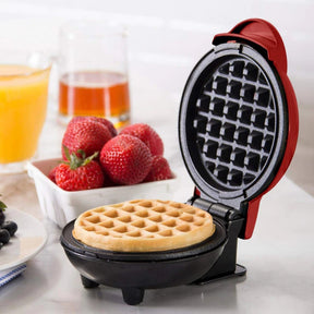 Mini Máquina de Waffles Elétrica Portátil