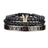 Conjunto de Pulseiras Força Real em Aço Inoxidável - Leve 3, Pague 2