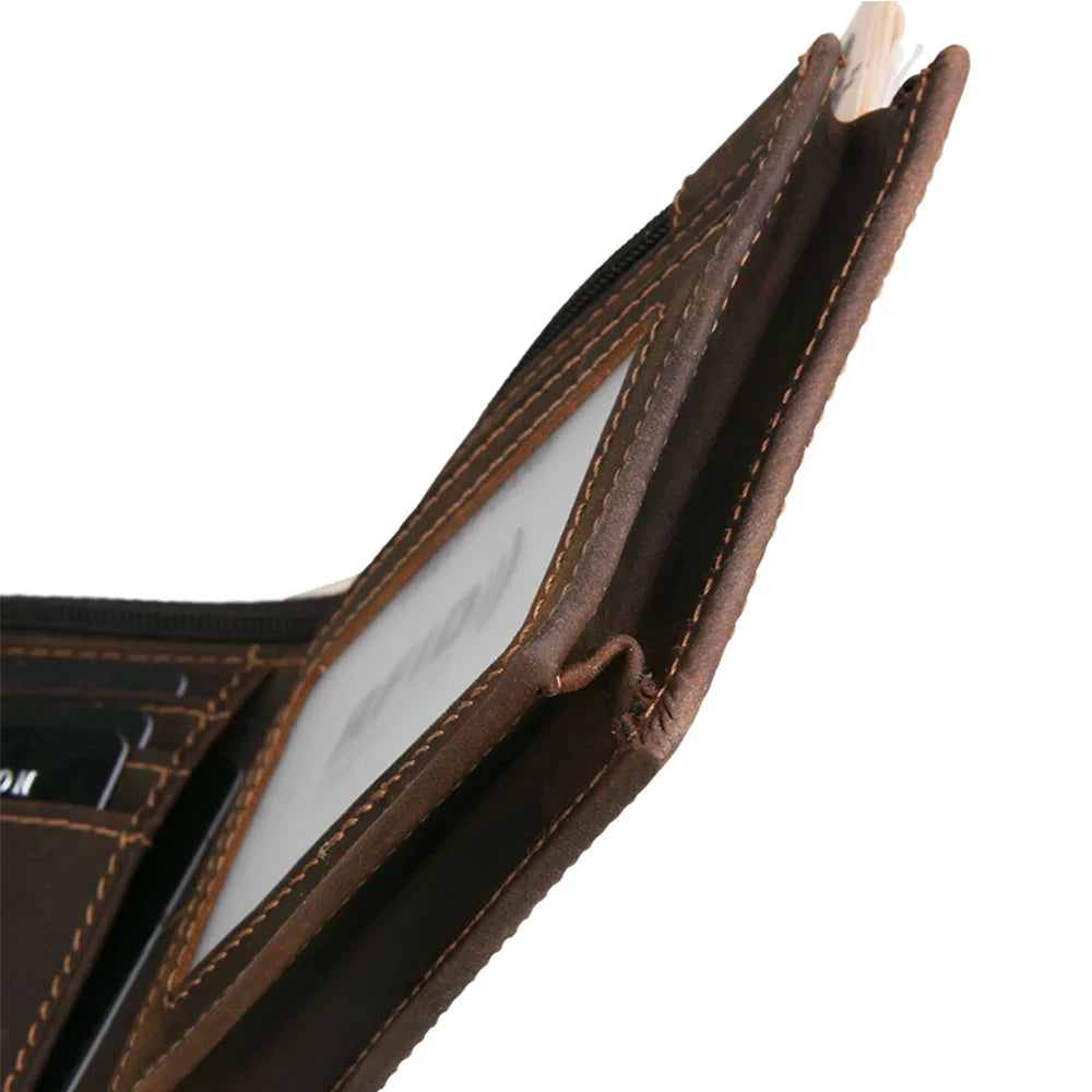 Carteira de Couro Legítimo Anti RFID | Allegante Leather II