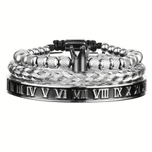Conjunto de Pulseiras Força Real em Aço Inoxidável - Leve 3, Pague 2