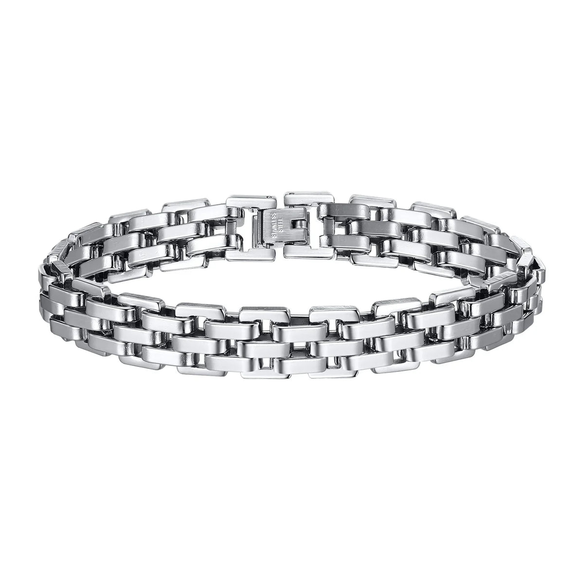 Pulseira Masculina de Aço Inoxidável Vnox - Estilo Punk